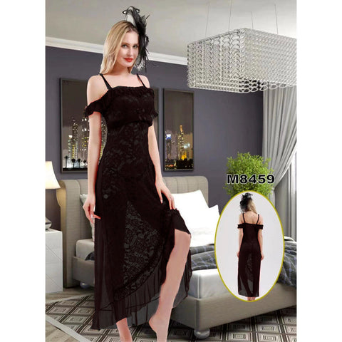 Women Lingerie Sleepwear Long Nightgown